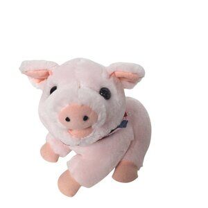 Vintage 1994 Gordy Pink Pig Plush Farm Animal Stuffed Animal 5.5"